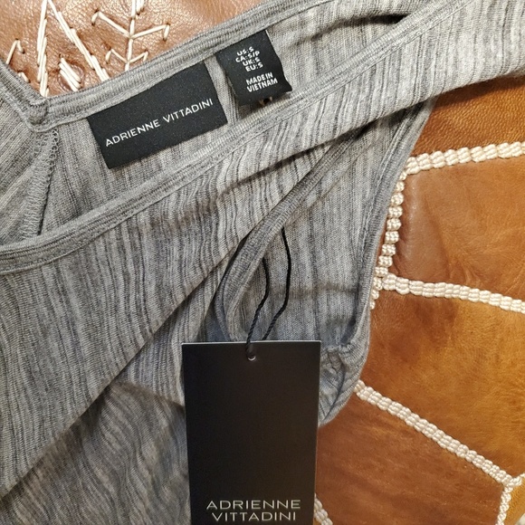 NWT Stunning Adrienne Vittadini Grey Maxi Dress - Picture 7 of 7
